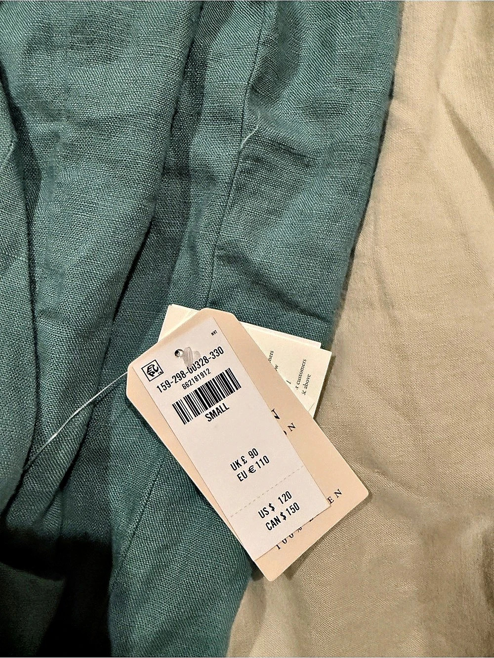 Abercrombie & Fitch A&F Linen Collection Maxi Dress Linen Halter Maxi Dress in - Picture 4 of 5